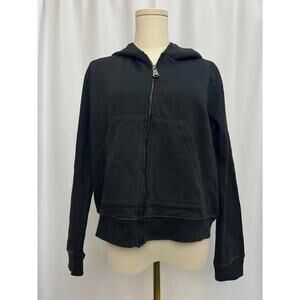 NWT! Sincerely Jules Women's The Juniper Zip Up Hoodie Black-XS